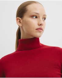 Country Road - Wool Silk Roll Neck