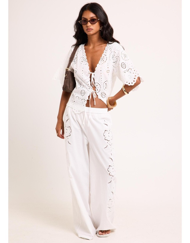 Subtitled - Lupe Embroidered Pants