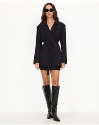 Dazie - Dune Belted Blazer