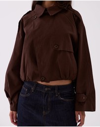 Style Addict - Darcy Cropped Trench