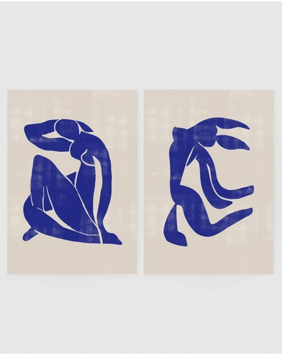 Inka Arthouse - The Cut Outs Set of 2 by Henri Matisse Art Prints