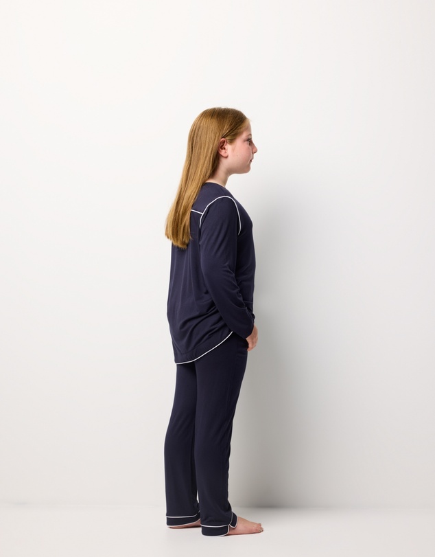 Wanderluxe Sleepwear - Jones TENCEL™ Modal Long Top & Long Pants (Girls)