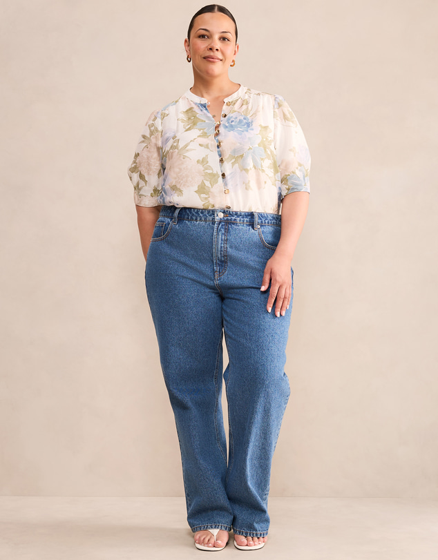 Forever New Curve - Tahlia Curve Tuck Detail Blouse
