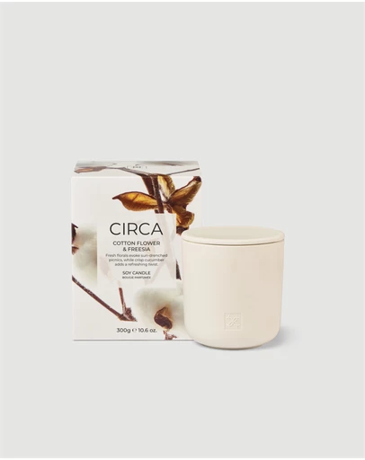 CIRCA - Cotton Flower & Freesia Soy Candle