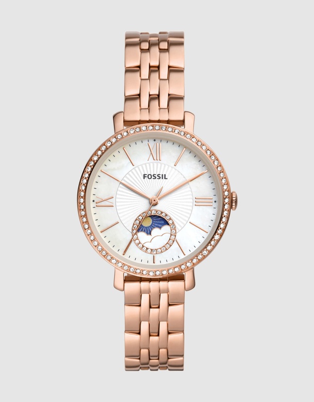 Fossil - Fossil Jacqueline Rose Gold Watch ES5165