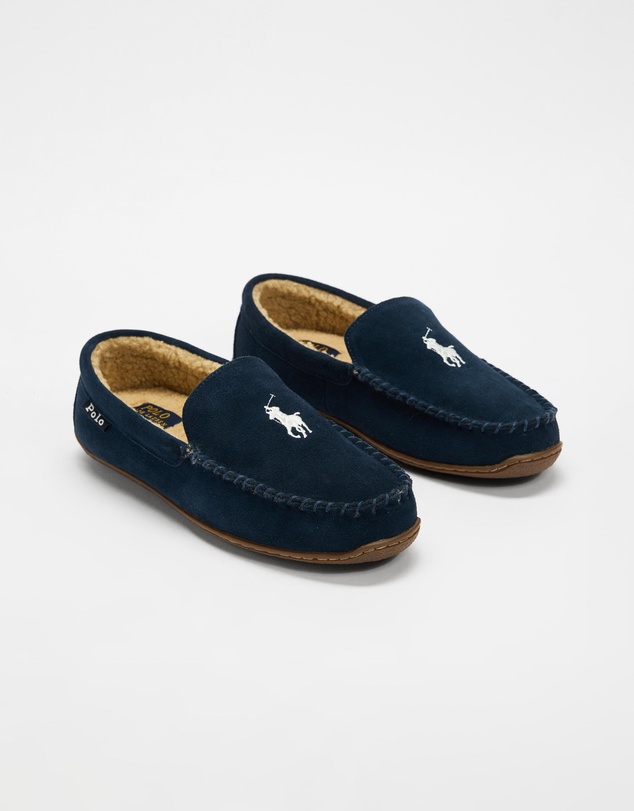 Polo Ralph Lauren - Brenan Suede Slippers - Men's