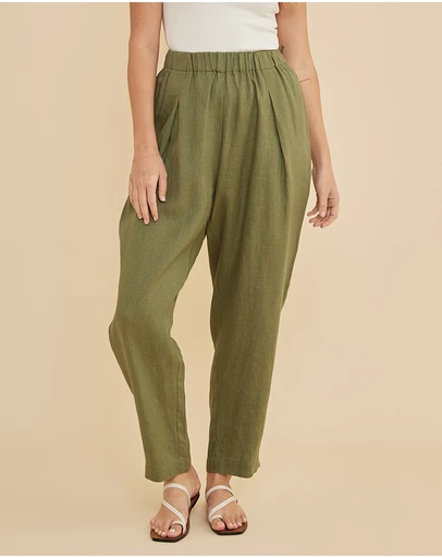 Amelius - Carter Elasticated Linen Pant
