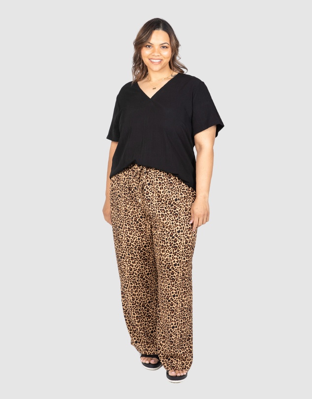 Love Your Wardrobe - Khloe Animal Print Pants