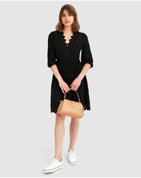 Belle & Bloom - Sweet Talk Eyelet Mini Dress