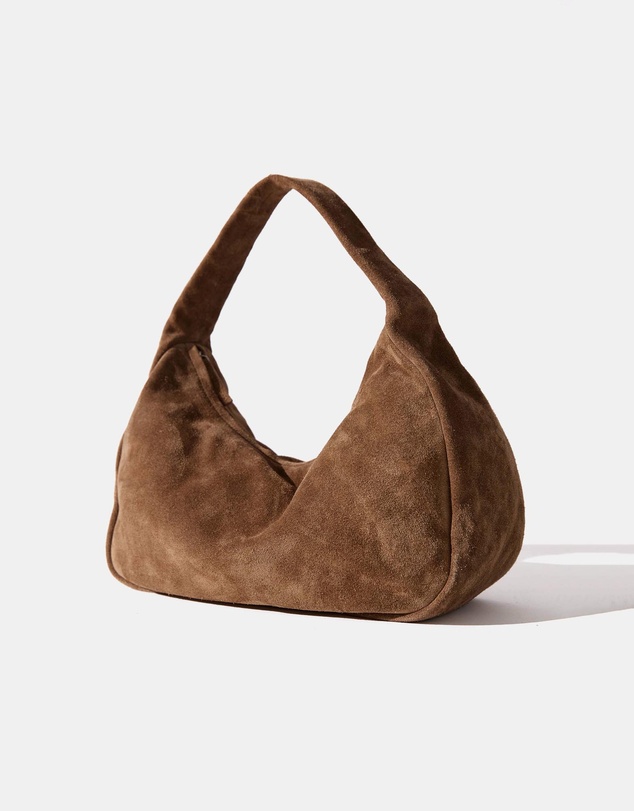 St. Agni - Suede Large Bon Bon Bag