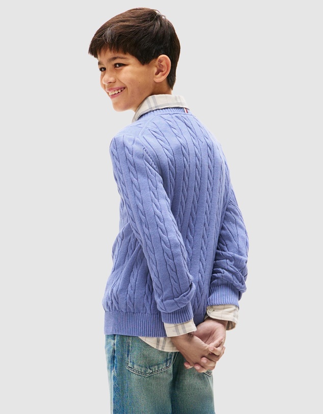 Tommy Hilfiger - Cotton Cable Sweater - Kids