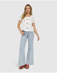 Belle & Bloom - Wild Garden Floral Blouse