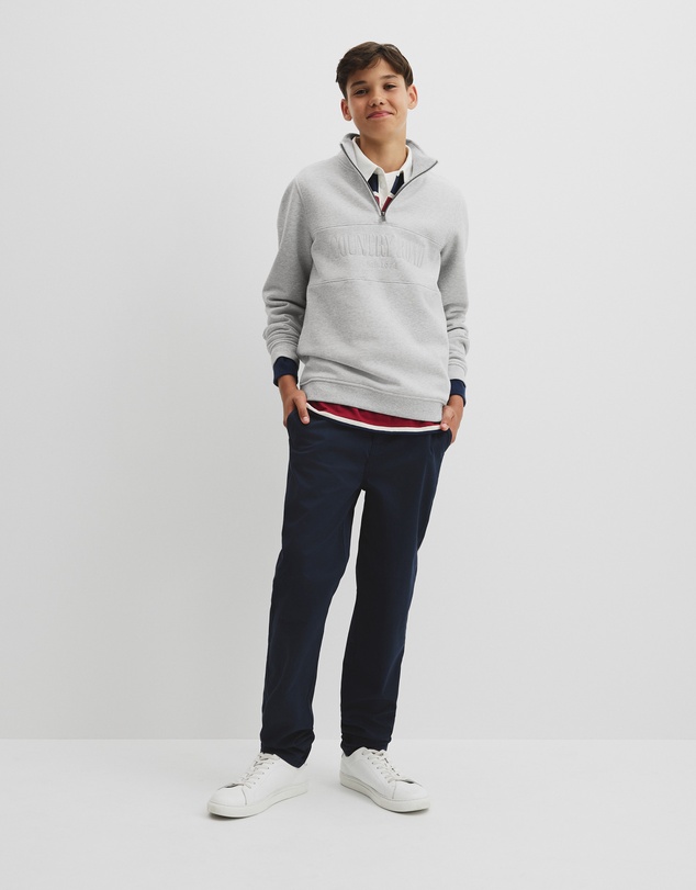 Country Road - Teen Australian Cotton Heritage Half Zip Sweat