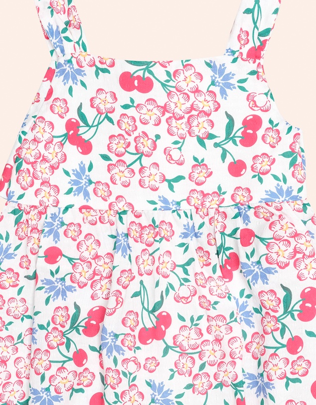Huxbaby - Tropical Floral Tie Romper - Babies