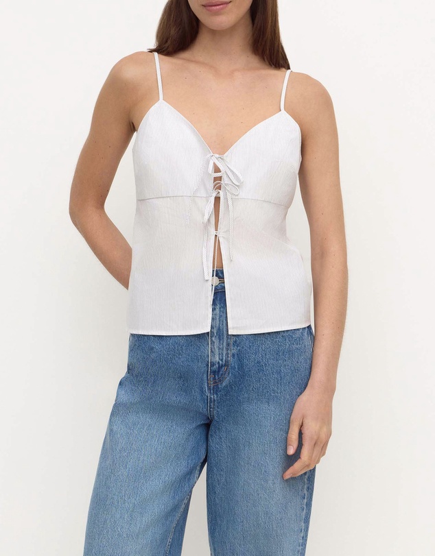 Assembly Label - Ruth Cotton Tie Top