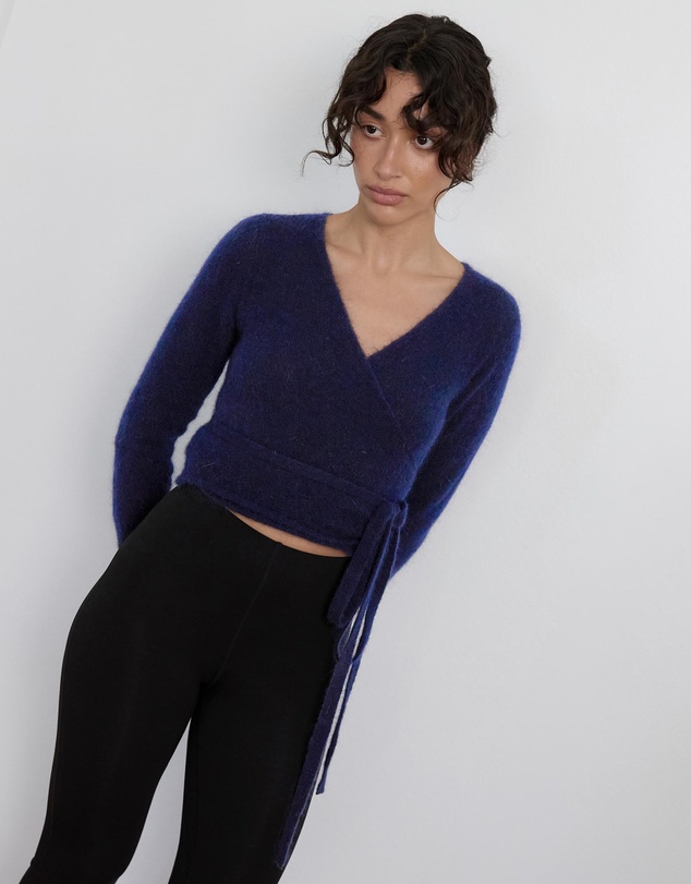 Pinky & Kamal - Mohair Wrap Cardigan