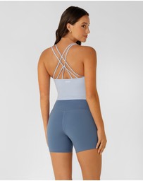 Lorna Jane - Lotus No Chafe Phone Pocket 12cm Bike Shorts