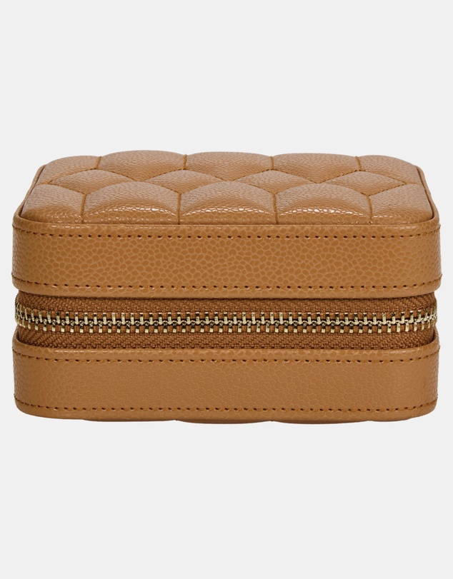 Wolf - WOLF Lauren Zip Travel Case Caramel