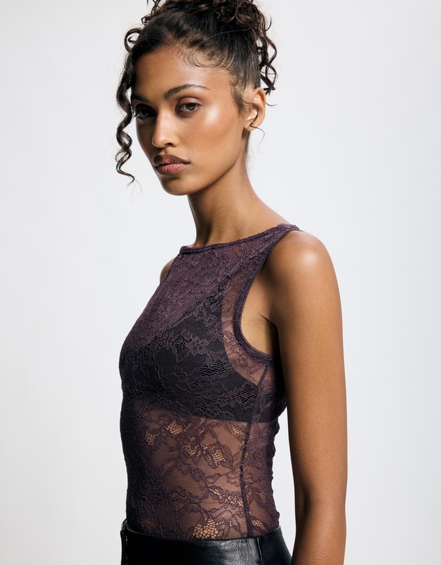 Lover - Dahlia Sleeveless Lace Top