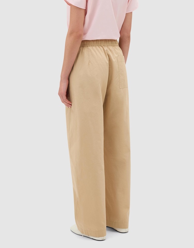 Oroton - Barrel Leg Cotton Pants
