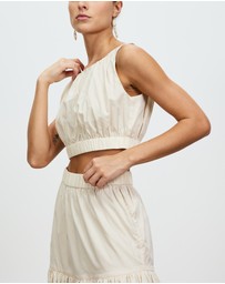 Sofia Irina - Elasticated Crop Top