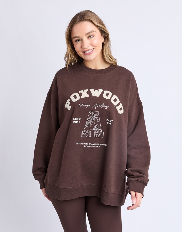Foxwood - Bandana Oversized Crew Coffee