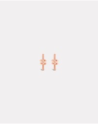 Ichu - Knotted Bar Earrings