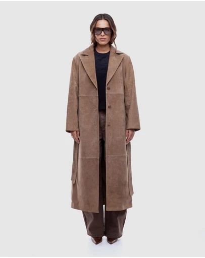 ENA PELLY - Miley Suede Trench