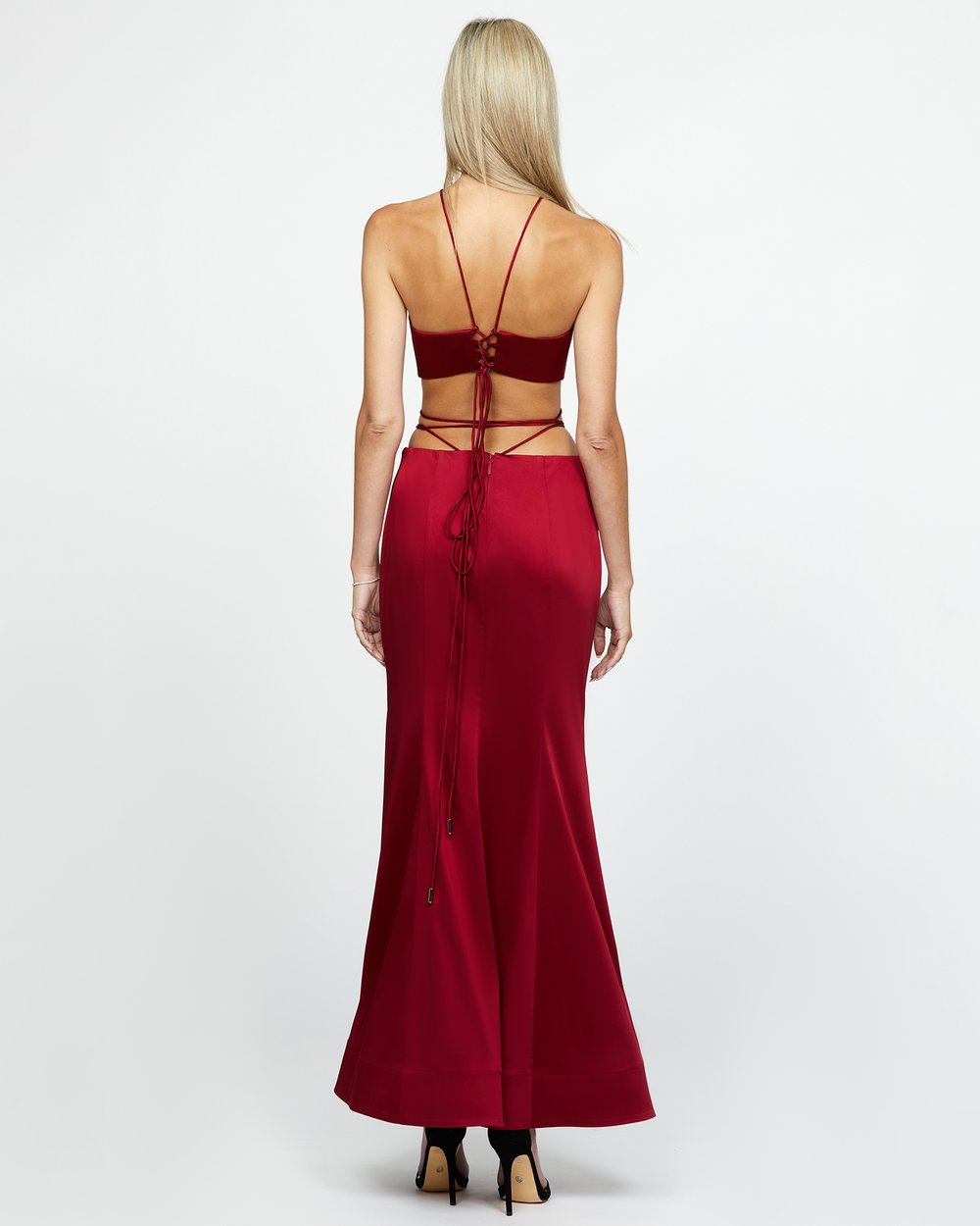 open lace back dress Dew