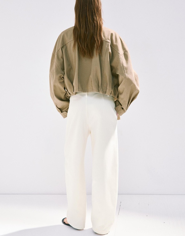 M.N.G - Asymmetric Cotton Trousers
