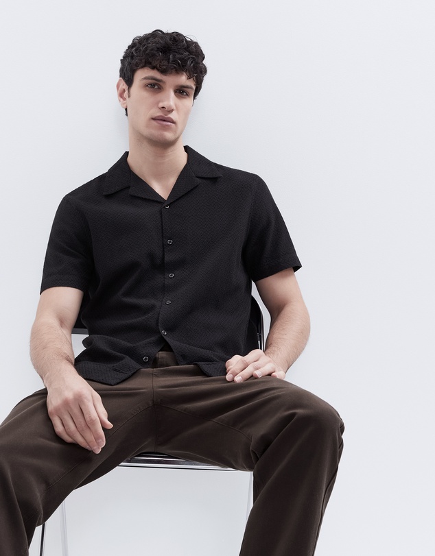 UNISON - Jacquard Regular Fit Shirt