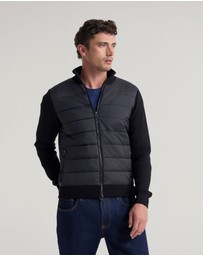 Oxford - Lorenzo Knit Sleeve Puffer Jacket