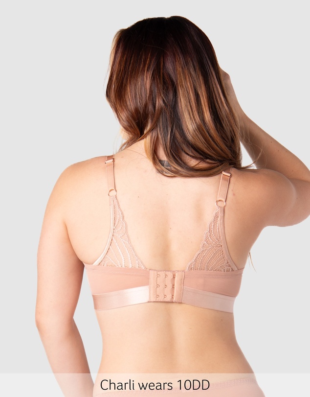 Hotmilk Maternity Lingerie - Warrior 2.0 Plunge Nursing Bra - Flexiwire