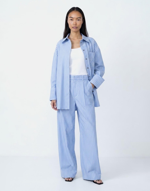 Karl Lagerfeld - Autograph Striped Poplin Shirt