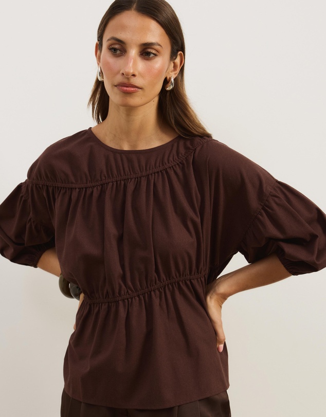 Atmos&Here - Cressida Smock Top