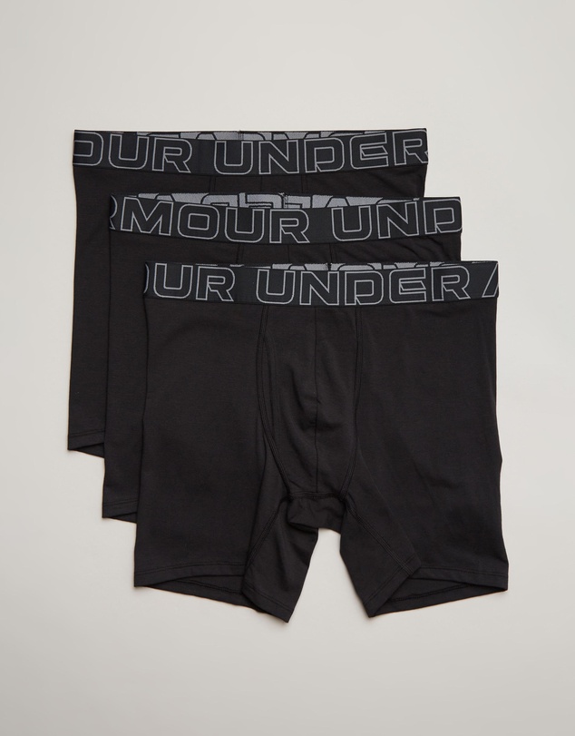 Under Armour - Under Armour Mens Charged Cotton 6-inch 3 Pack