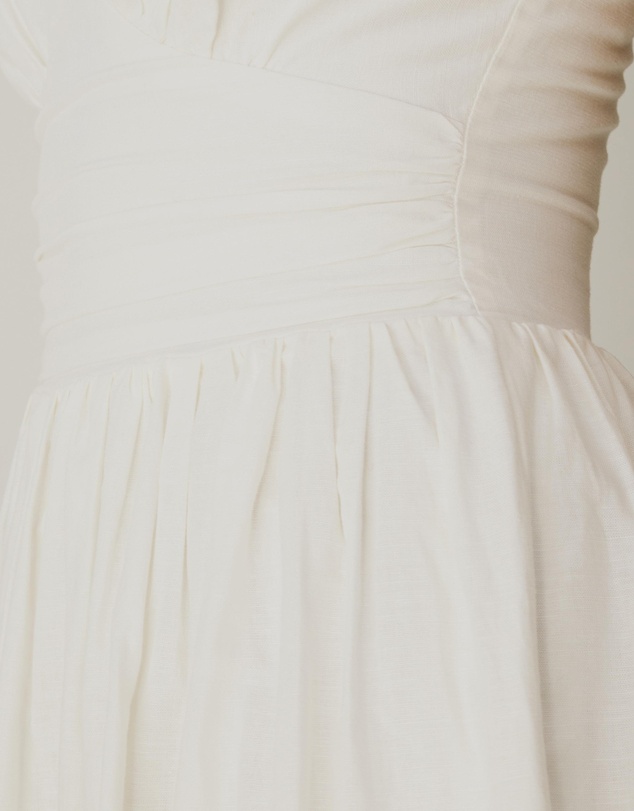 Atmos&Here - Sammy Linen Blend Midi Dress