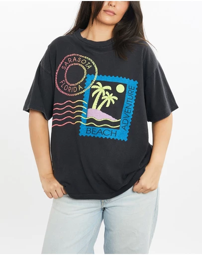 Vintage by The Real Deal - Pre Loved - Vintage 90s Sarasota Florida Beach Adventure Tee