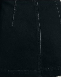 AERE - Denim Wrap Over Mini Skirt