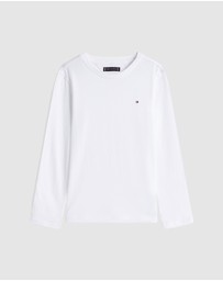 Tommy Hilfiger - Basic Crew Knit Long Sleeve T-Shirt - Teens