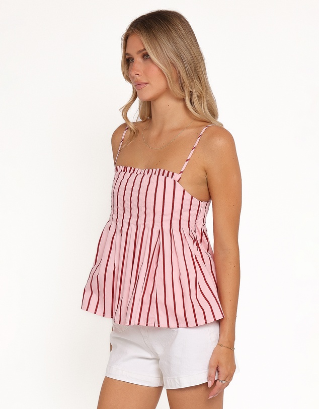 Petal & Pup - Dulce Top - Pink Stripe
