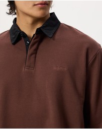 Rhythm - Koa LS Rugby Polo