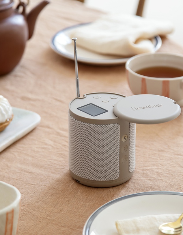 Kreafunk - Kreafunk Dabbie Dab+/Fm Radio W/ Bluetooth - Ivory Sand