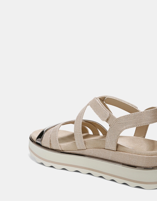 Vionic - Kellyn Flatform Sandal - Moonlight Linen