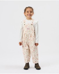Goldie + Ace - Strawberry Fields Goldie Vintage Overalls - Babies-Kids