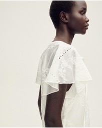 M.N.G - Moss Embroidered Dress