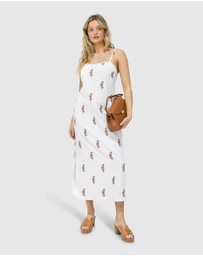 Belle & Bloom - She Blooms Floral Midi Dress