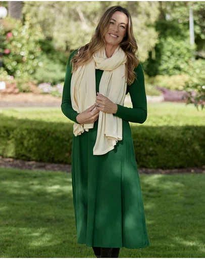 Bamboo Body - Ribbed Olivia Dress