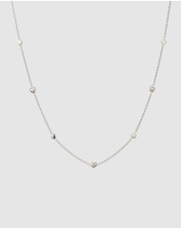 Elli Jewelry - Necklace Crystal Heart Pendant 925 Sterling Silver