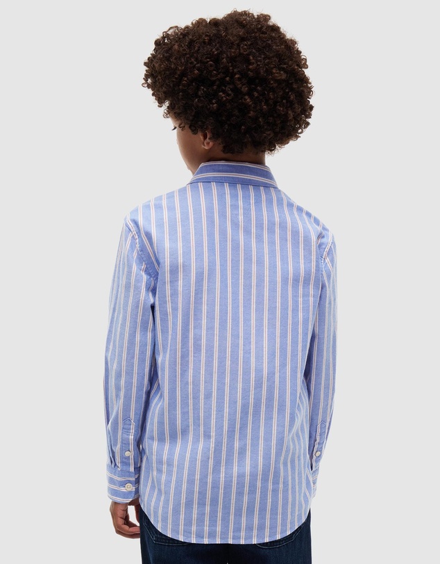 Tommy Hilfiger - Regular Fit Stripe Oxford Shirt - Teens